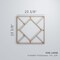 Ekena Millwork Large Hudson Decorative Fretwork Wood Wall Panels, Cherry, 23 3/8"W x 23 3/8"H x 3/8"T WALW24X24X0375HSNCH - alternate 6